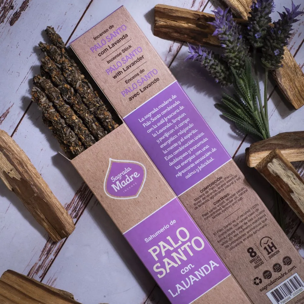 [5920E] Palo Santo With Lavanda Incense Sticks – Sagrada Madre