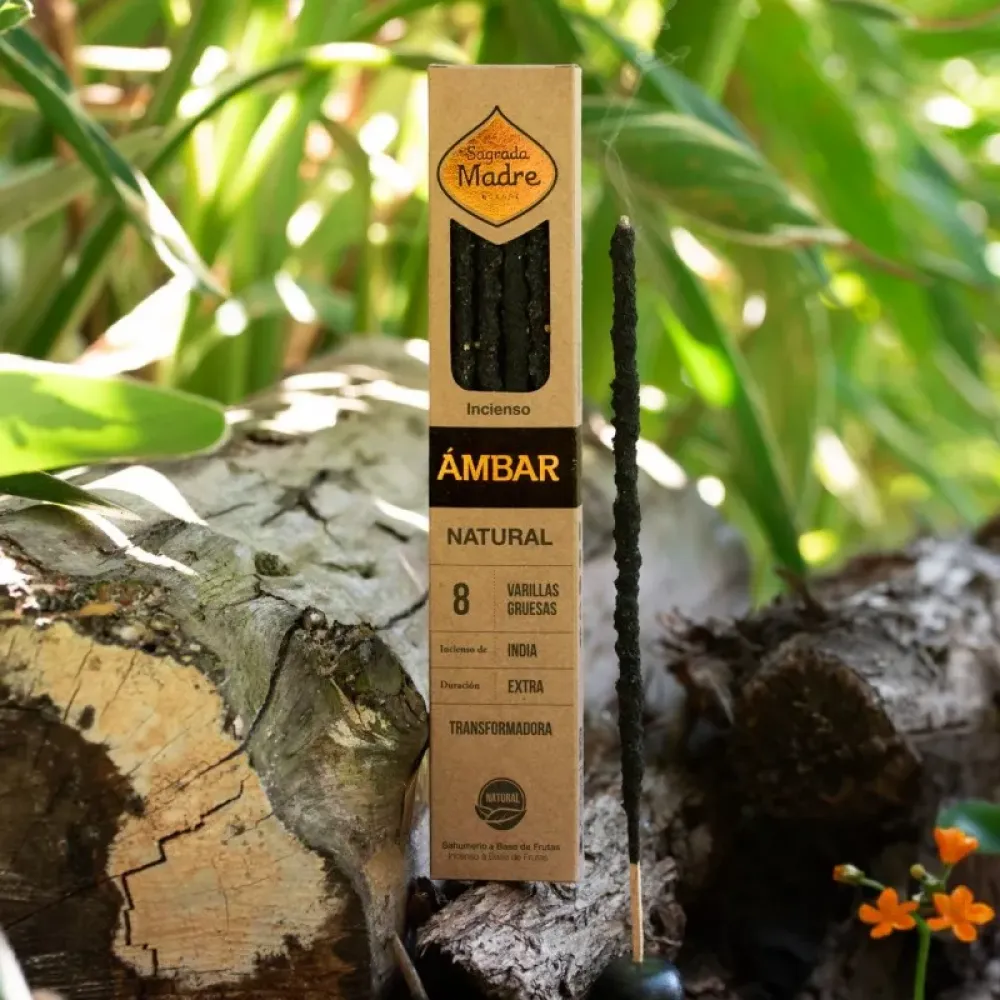 [5918V] Natural Incense with amber - Sagrada Madre