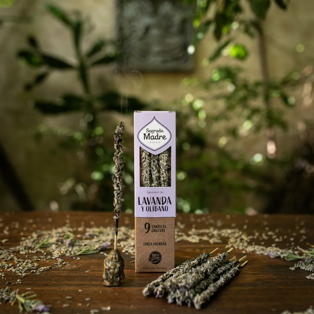 [5918Q] Herbal Incense Lavender & frankincense - Sagrada Madre