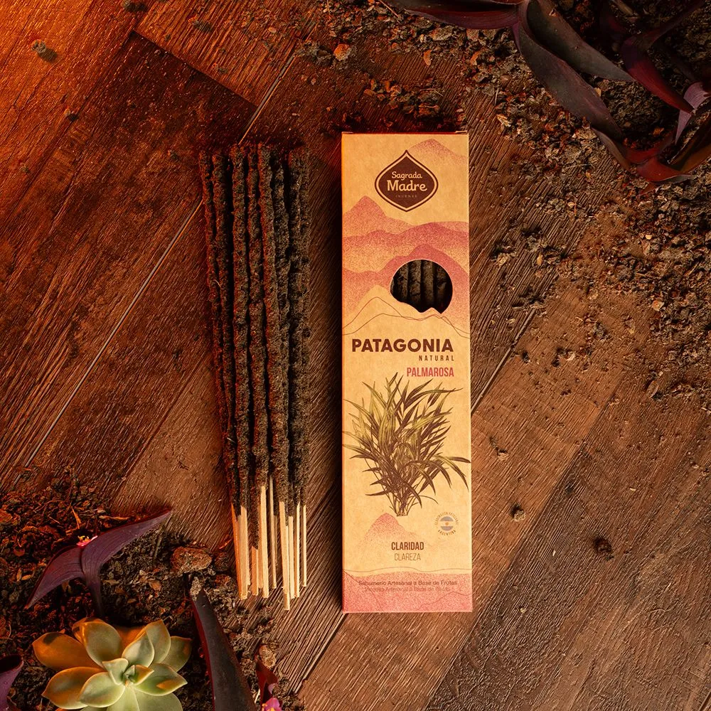 [900K] Natural Incense Patagonia Palmarosa - Sagrada Madre