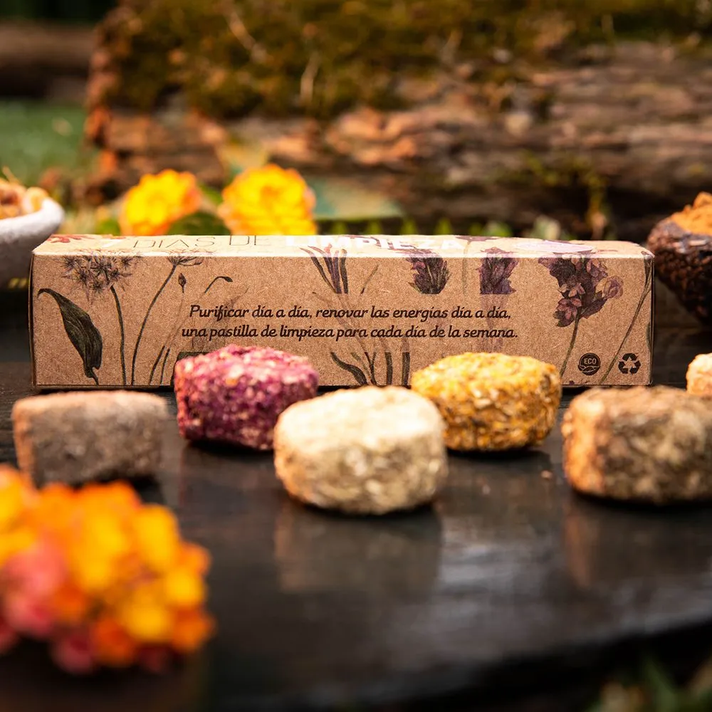[50C] Herbal Smudge Tablets 7 Days Cleansing - Sagrada Madre